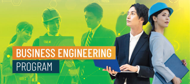 Business Engineering adalah program studi yang fokus pada pengaplikasian pengetahuan serta keahlian engineering dan information technology (IT) ke dalam area bisnis. Para lulusannya akan dibekali kompetensi dalam perspektif rekayasa sistem industri, teknologi informasi hingga manajemen.